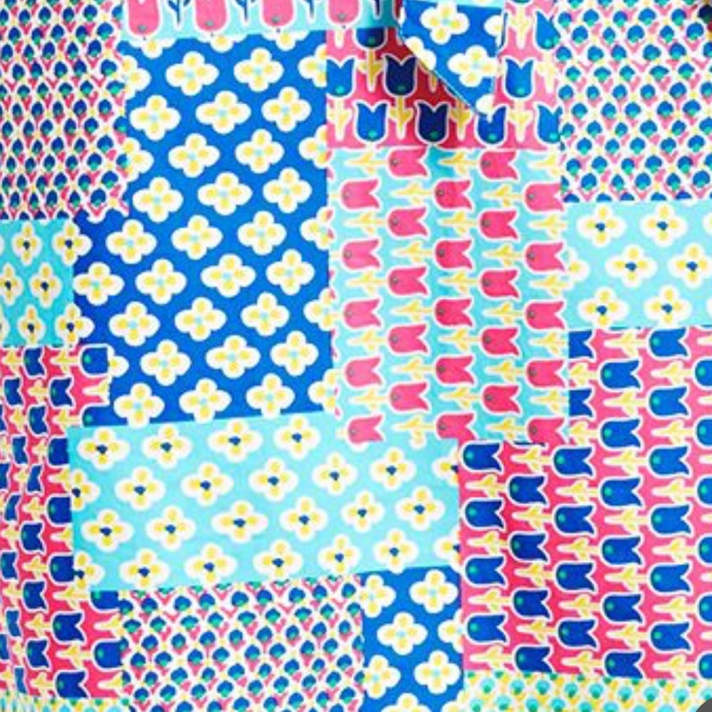 Talbots ISLAND PATCHWORK BELTED SHIRTDRESS - Picture 6 of 10